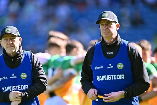 Mickey Harte and Declan Kelly