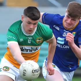 Charlie Duffy on the attack for Offaly against Wicklow. Picture: Ger Rogers