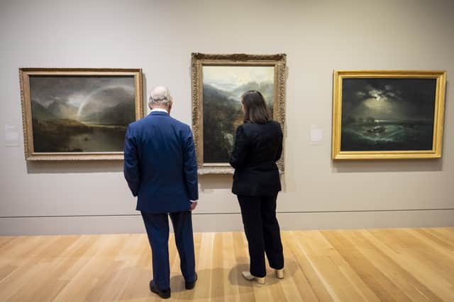 Charles was “very keen” to see the Tate’s Turner and Constable: Rivals and Originals exhibition, and has previously described how he finds painting so relaxing that it “transports me into another dimension”.