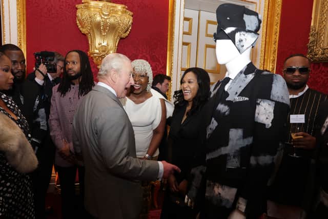 He laughed and joked with members of the military, the King’s Trust, the Commonwealth Secretariat, influencers and fashion designers.