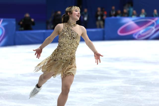 Shattering her season’s best for the free skate by almost four points, Liu climbed above Japanese pair Kaori Sakamoto, who took silver, and 17-year-old Ami Nakai, who led by two points after Tuesday’s short programme.