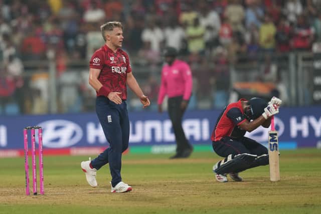 But Curran, thinking about Stokes being thumped for four successive sixes by Carlos Brathwaite in the final over as the West Indies snatched a famous victory a decade ago, held his nerve by nailing his lines and lengths.