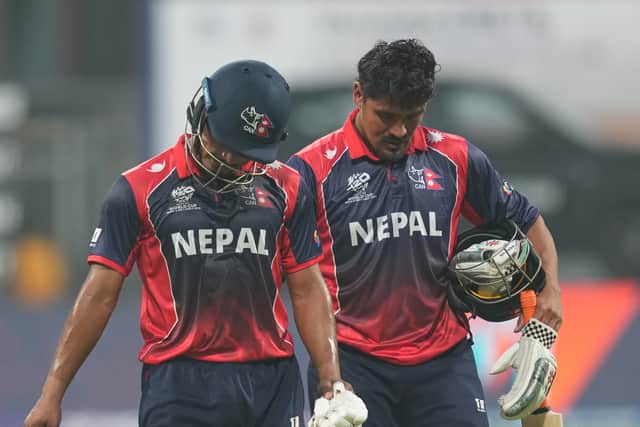 “It just shows how competitive this World Cup’s going to be. We knew it was going to be full of Nepal fans. I played a lot of cricket in India and I’ve never had an atmosphere quite like that.”