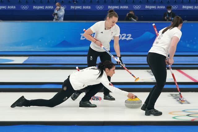 The sport, in which teams take turns to slide granite stones across the ice towards a target while brushing the surface to guide direction, originated in Scotland in the 16th century.