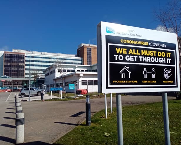 Over 300 staff members at Altnagelvin Hospital are self-isolating because of coronavirus