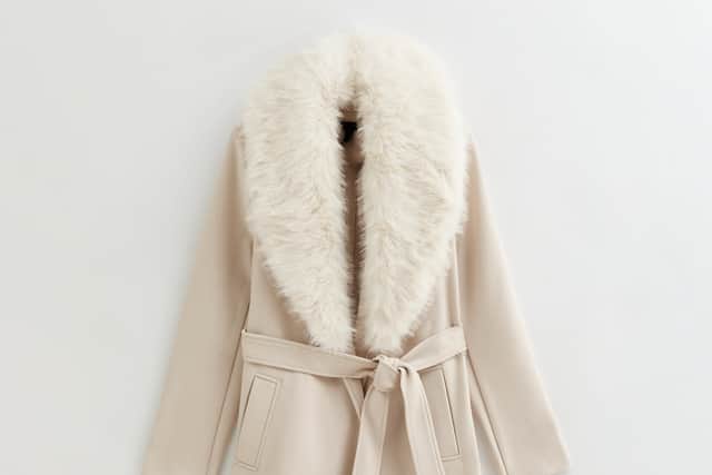 “A wrap or cape in soft cashmere can add warmth,” says Kyte, “but if you want something more discreet, layer nude thermals or tights when you need extra comfort.”