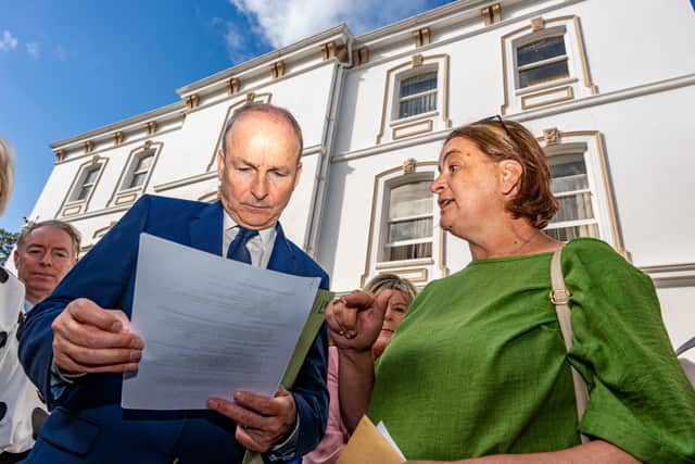 Ms McDonald also raised the case of a Cork mother who confronted Mr Martin at the annual Fianna Fail think-in earlier this week about the healthcare treatments available to her daughter Katie, who has cerebral palsy.