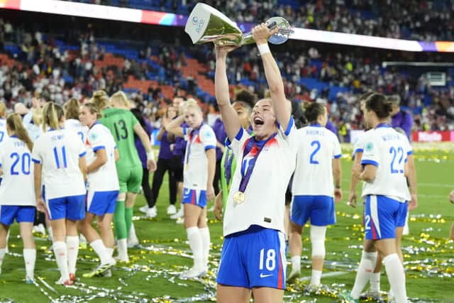 Arsenal forward Kelly played a starring role in the Euro 2025 triumph in Switzerland after propelling herself into the limelight by scoring the winning goal in the Euro 2022 final at Wembley.