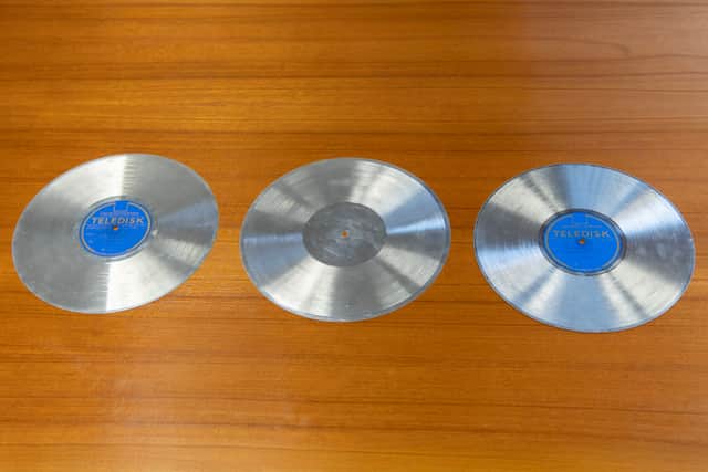 Along with the three silver aluminium audition records, which are labelled by hand with the song titles What A Difference A Day Makes and Spring Don’t Mean A Thing To Me, a copy of Dame Vera’s first record, It’s Home, recorded in 1935 with bandleader Howard Baker, was also found.