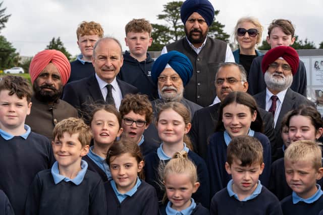 Dozens of relatives travelled to West Cork for the ceremony, including Sanjay Lazar whose father, mother and sister all died in the crash, and Sunil Gaur who lost her father, Om Prahash Sharm, in the air disaster.