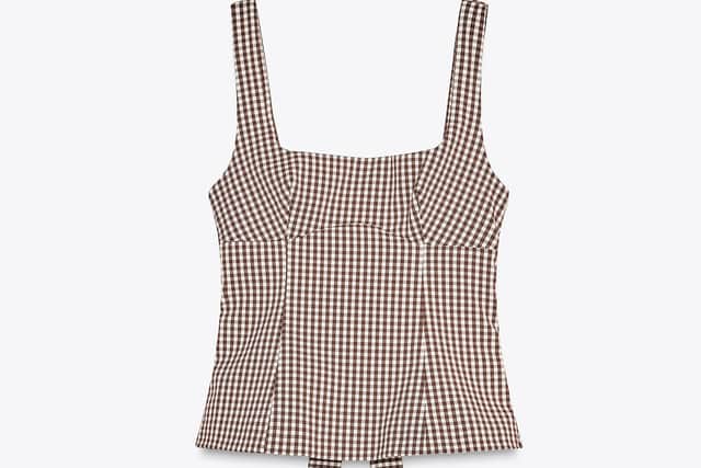 Softer fabrics can definitely help shift the tone when it comes to gingham, as Aspiga’s founder Lucy Macnamara notes, “gingham can feel nostalgic, but the key to keeping it grown-up is all in the silhouette and styling. Look for organic cotton or linen blends in tailored shapes – shirt dresses, wrap blouses, wide-leg trousers.”