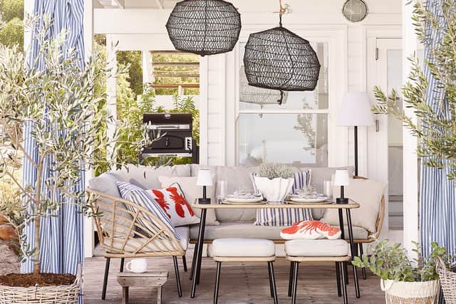 6. George Mykonos Rattan Corner Dining Set, £498, (was £599); rest of items from a selection, Direct.asda