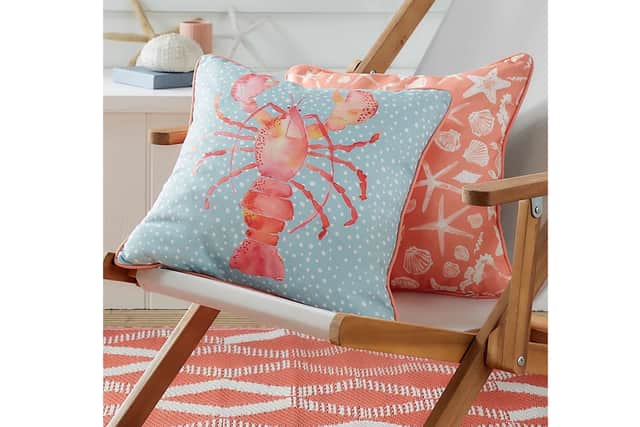 8. George Fusion Lobster Outdoor Filled Cushion, £10, Direct.asda