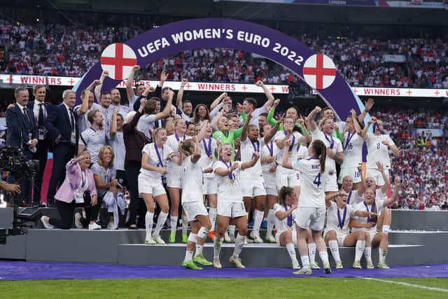 “I know a few of the players loosely: I’ve done a few bits with Leah (Williamson, England captain) and come across a few of the girls at events.