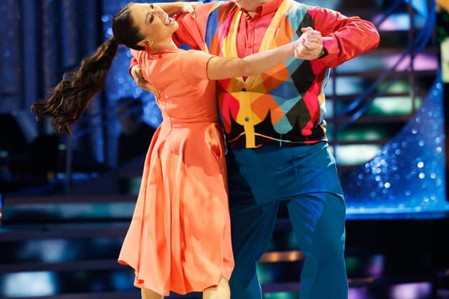 This comes after Borthwick was suspended from the BBC when a video emerged of the actor using a disabled slur on the set of the dance programme.