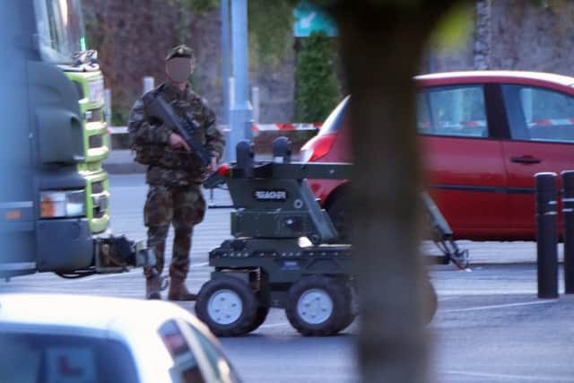Gardai responded at around 6.15pm after reports of several shots being fired at the Tesco store.
