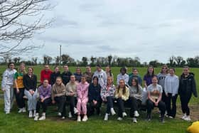 Students from St Vincent's Dundalk at Young SVP Youth Day