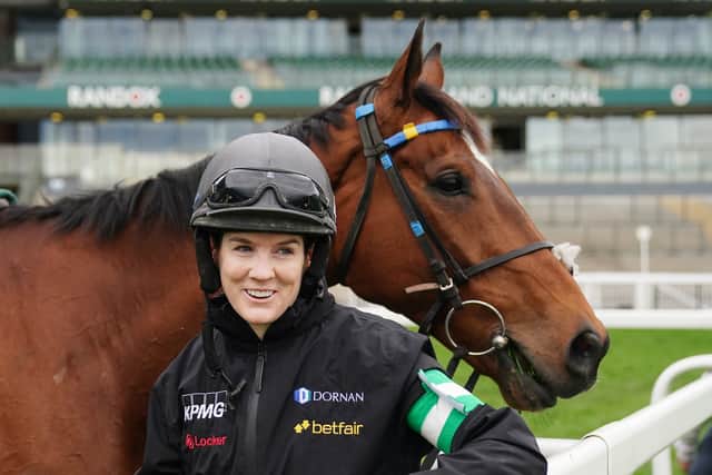 “The handicapper has given him a small bit of a chance (dropped 1lb from last year) but he didn’t miss him either. This has been the plan for him this year and we love watching him run, he’s a star.
