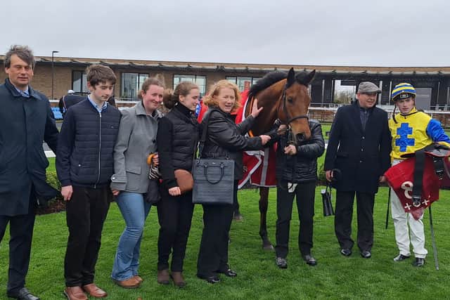 There was compensation for Cromwell when J M’s Joy (11-2) won the Irish Stallion Farms EBF 3yo Spring Series Median Auction Fillies Maiden, while Fozzy Stack’s consistent Two Stars showed a liking for the Curragh once again when a clear winner of the Tote Never Beaten By SP Handicap.