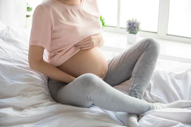 Why are blood clots more common during pregnancy and in the weeks following childbirth?