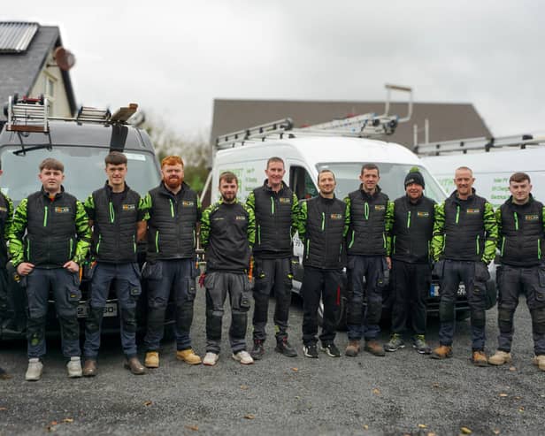 Pictured: The team at South West Solar