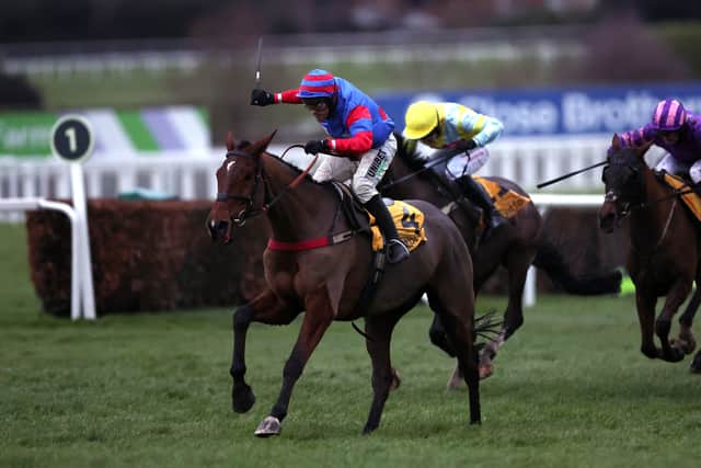 “Just niggling little things have kept him off, he just wasn’t quite over Sandown for the Welsh Grand National, but then the ground would have been too quick anyway. Then we got the ground we wanted for the Classic Chase but it was abandoned – it’s been extremely annoying, but that’s life.”