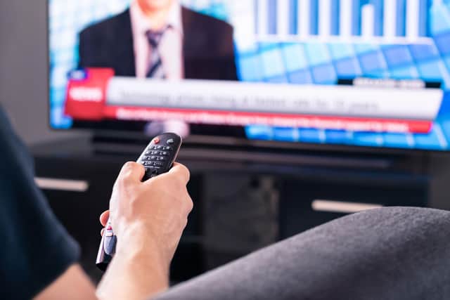 7. Turn on the TV or radio