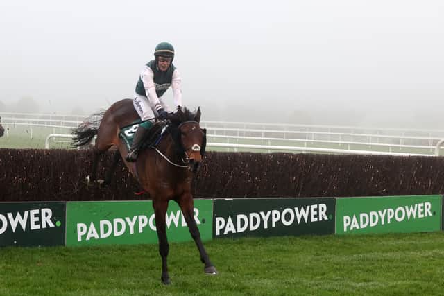 “He jumped fantastic and looked to be going very smooth all the way through the race.”