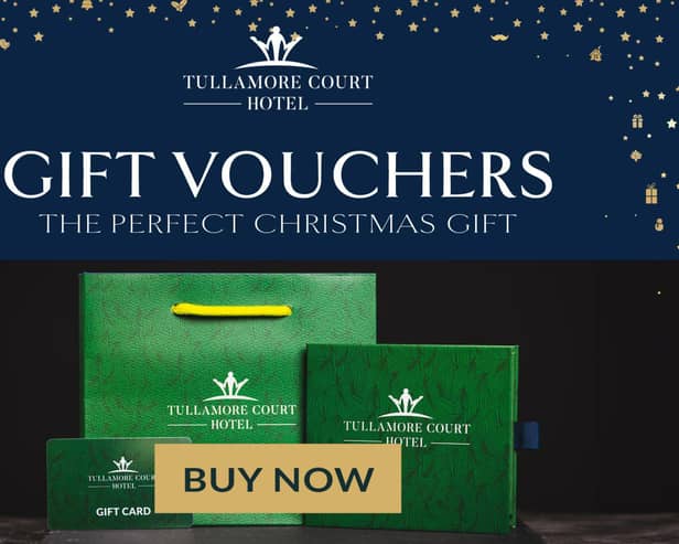 Spread festive cheer with a Tullamore Court Hotel Gift Voucher