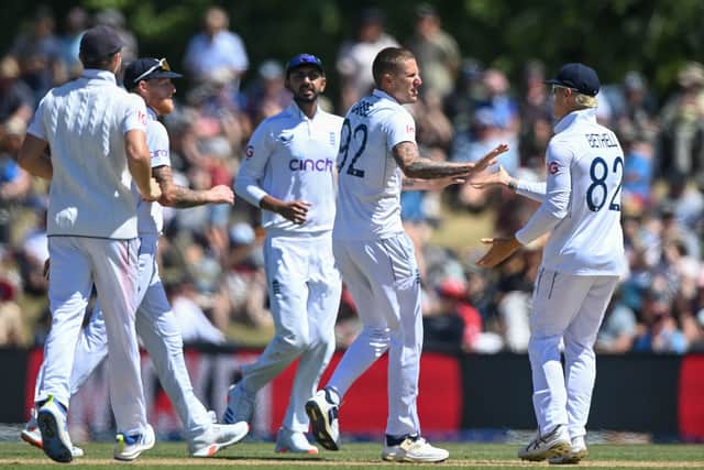 Carse made his move in his fourth over, pushing his length forward and striking rich twice in the space of five deliveries. Nathan Smith was first to fall, Carse attacking from wide on the crease and jagging the ball back in to rap the pad in front of leg stump.