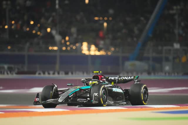 Running in eighth, Hamilton was the slowest driver of the big four teams. He was on the radio to ask if his machine was “broken”. And on lap 34, he suffered a puncture.