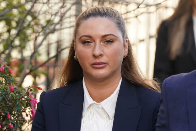 Asked if she felt vindicated after the jury’s decision, she said: “Yes, I do. Thank you.”