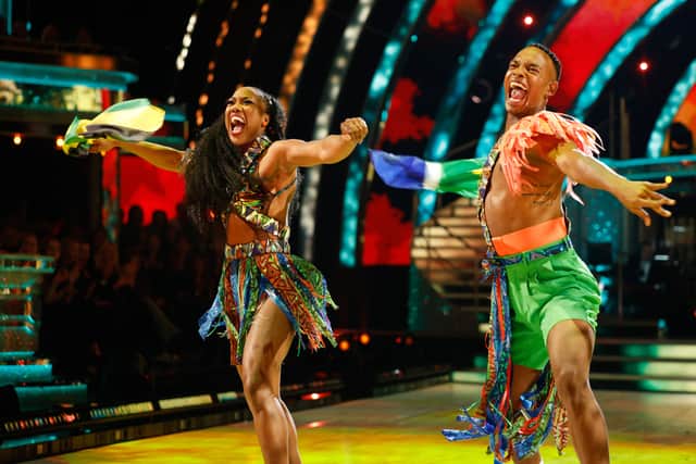 The 37-year-old professional dancer is currently paired on Strictly with BBC Gladiators star Montell Douglas.