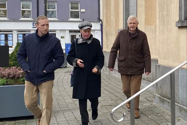 He said he also believed that if the family has benefited from the money defrauded, it should play a part in the reimbursement of the stolen money through the sale of some of the 99-acre farm now in the ownership of Mrs Bergin's son.  MORE BELOW PICTURE.