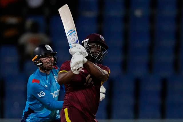 Lewis was central to victory, bludgeoning eight sixes and five fours, under a week on from ending a three-year absence in ODIs with a match-winning unbeaten century against Sri Lanka in Pallekele.