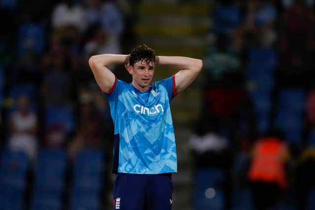 Each of the top six got to double figures but no one reached fifty in England’s under-par total of 209, with the West Indies reaching a rain-adjusted target of 157 in 35 overs with eight wickets to spare.