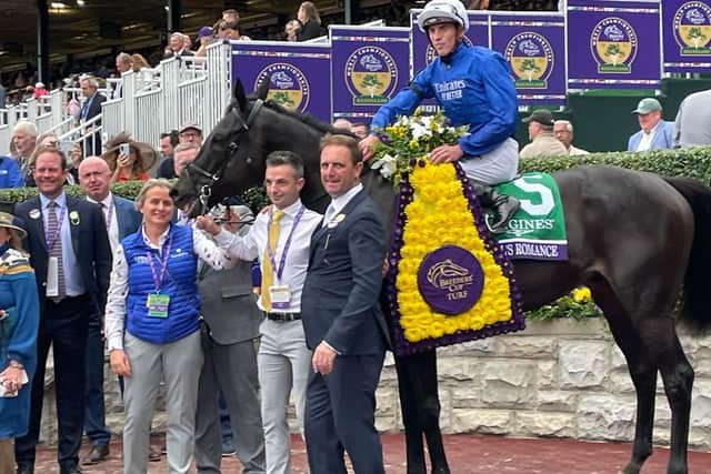 “Everybody knows about Rebel’s Romance, who always runs with his heart on his sleeve, and I was delighted with his run in Germany,” said the Moulton Paddocks handler.