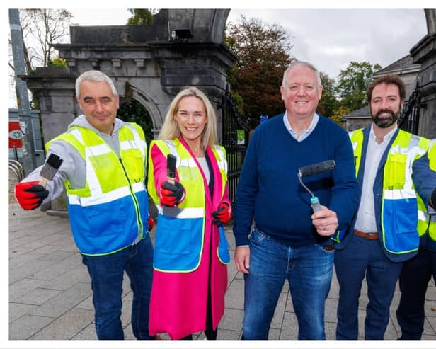 Some of the staff from Regeneron in Limerick who took part in the Day for Doing Good initiative
