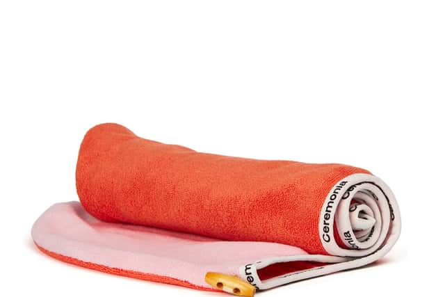 “Use a microfiber towel or an old T-shirt,” recommends Wilcox. “These are gentler on the hair than standard cotton towels, as they are more absorbent and create less friction.”