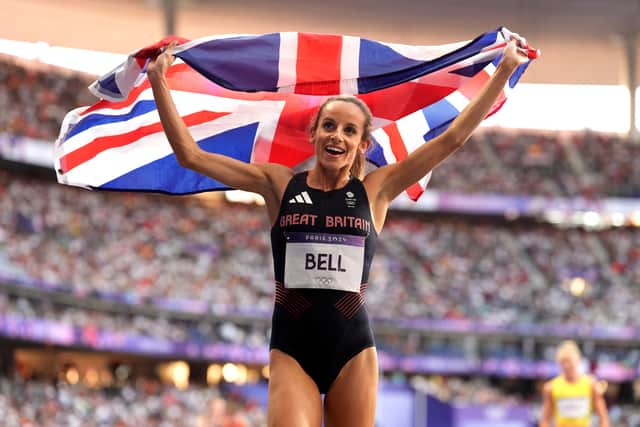 Bell had clawed her way up by the final lap, the last of a leading group of four on the back stretch led by Kipyegon.