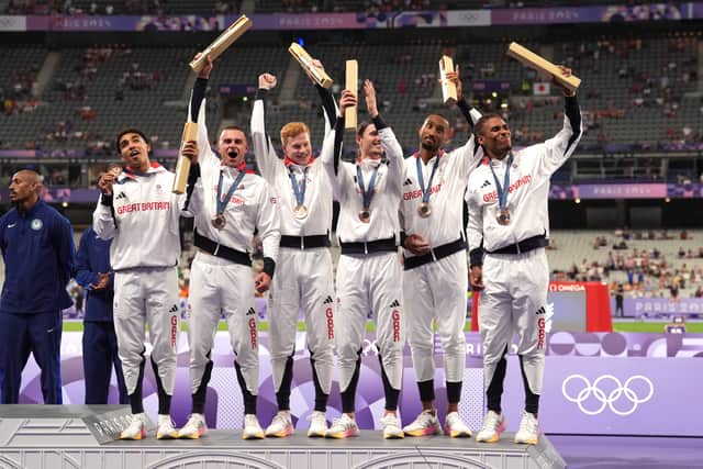 Shortly after Bell kicked off the medal rush, the British quartet of Alex Haydock-Wilson, Matthew Hudson-Smith, Lewis Davey and Charlie Dobson added to the tally in a men’s 4×400 metres relay won by the United States in Olympic record time.