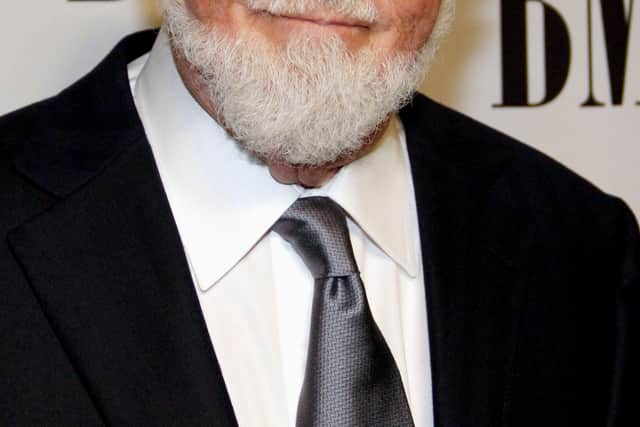 A montage of the 92-year-old composer’s work was shown, featuring the scores to some of Hollywood’s most famous film franchises including Jurassic Park and Star Wars.