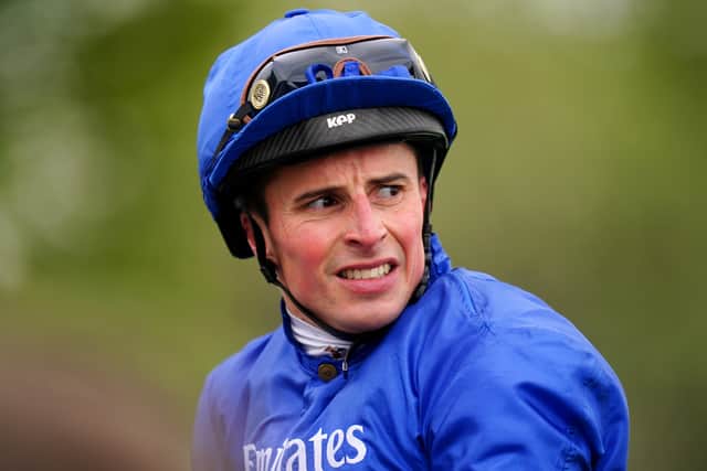William Buick produced Nations Pride on the outside as they rounded the home turn and he quickened up smartly to beat Integration by a length and three-quarters, with the Charlie Hills-trained Ancient Rome just half a length further away in third.