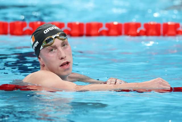But Finke set a breakneck pace in the 1500 as he led from start to finish to record a new world record time of 14 minutes and 30.67 seconds, nearly nine seconds quicker than Wiffen as Paltrinieri bagged silver.