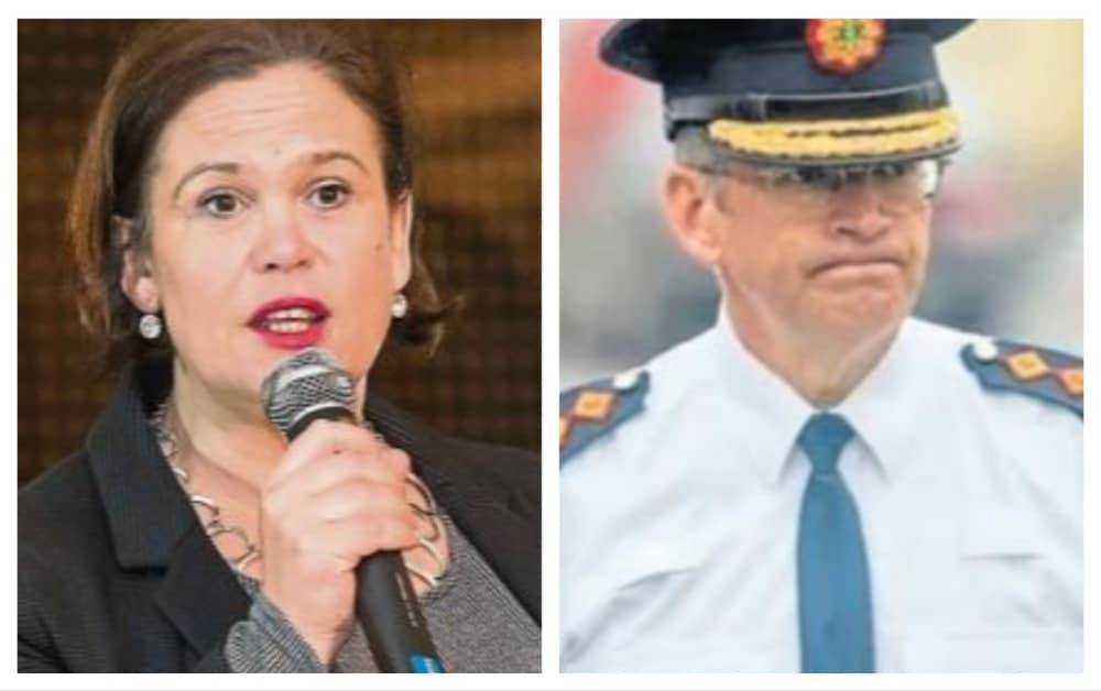 Sinn Féin leader, Mary Lou McDonald and Garda Commissioner, Drew Harris have both received death threats