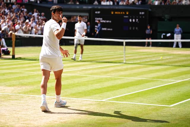 Djokovic has been the villain of the Wimbledon crowd again this tournament but here they were chanting his name, willing the classic match they had expected to break out.