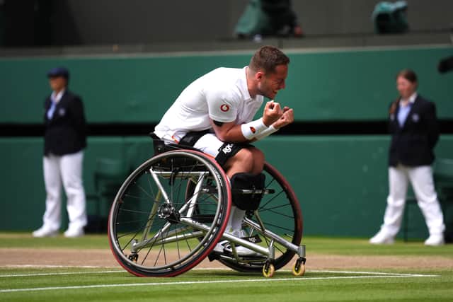 However, the British star erased the memories of his defeat on Court One to Tokito Oda last year with a sublime display of hitting to delight a pumped up home crowd with a long-awaited singles success in SW19.