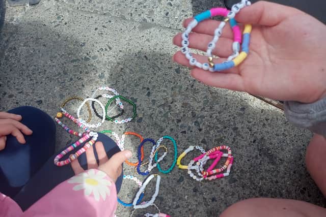 Eilis Brown from Dublin went to pick up merchandise for her two granddaughters, who live in Galway, Ava, 14 and Holly, 16.
