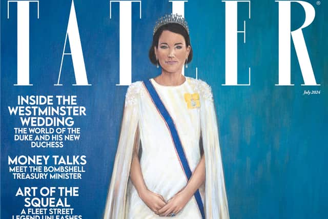 But royal fans posted criticism of the canvas on social media, questioning the likeness.