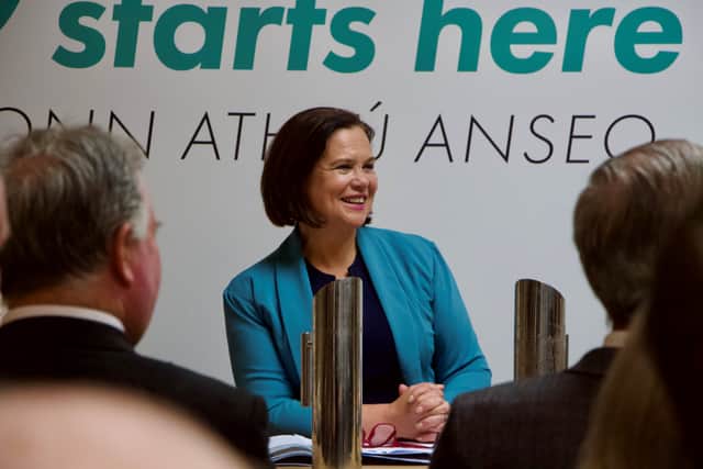 Launching the party’s manifesto in Monaghan on Friday, Ms McDonald said the local and European elections are the first step in getting “this disastrous government out of office”.